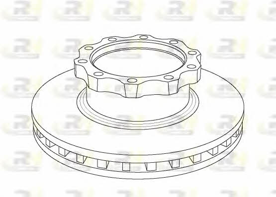 Road house NSX1042.20 Front brake disc ventilated NSX104220: Buy near me at 2407.PL in Poland at an Affordable price!