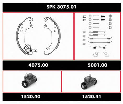  SPK 3075.01 Bremsbackensatz SPK307501: Kaufen Sie zu einem guten Preis in Polen bei 2407.PL!