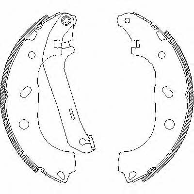 Road house 4170.00 Brake shoe set 417000: Buy near me in Poland at 2407.PL - Good price!