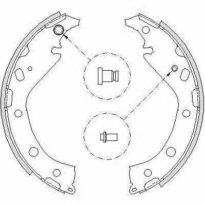 Road house 4207.00 Brake shoe set 420700: Buy near me in Poland at 2407.PL - Good price!