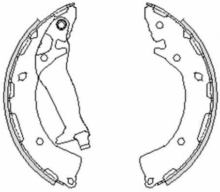 Road house 4248.00 Brake shoe set 424800: Buy near me at 2407.PL in Poland at an Affordable price!