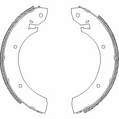 Road house 4250.01 Brake shoe set 425001: Buy near me at 2407.PL in Poland at an Affordable price!