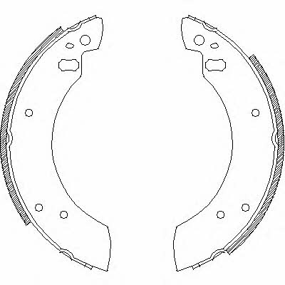 Road house 4254.00 Brake shoe set 425400: Buy near me in Poland at 2407.PL - Good price!