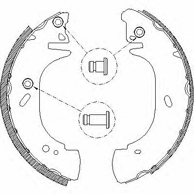 Road house 4306.01 Brake shoe set 430601: Buy near me in Poland at 2407.PL - Good price!