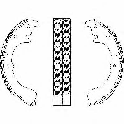 Road house 4321.00 Brake shoe set 432100: Buy near me at 2407.PL in Poland at an Affordable price!