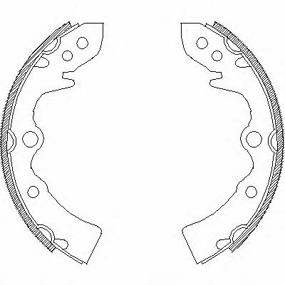 Road house 4322.00 Brake shoe set 432200: Buy near me in Poland at 2407.PL - Good price!