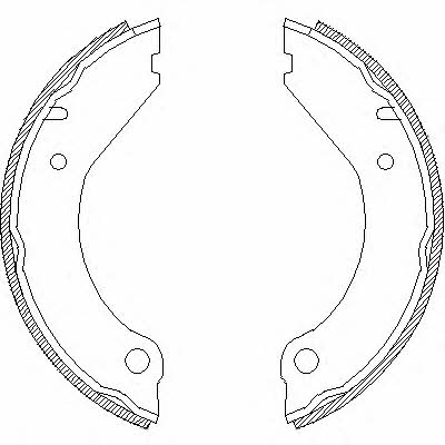 Road house 4399.00 Parking brake shoes 439900: Buy near me in Poland at 2407.PL - Good price!