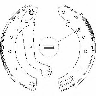 Road house 4513.00 Brake shoe set 451300: Buy near me at 2407.PL in Poland at an Affordable price!