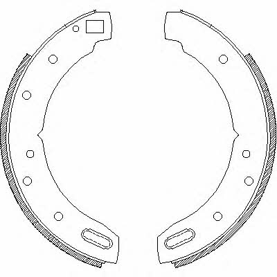 Road house 4604.00 Parking brake shoes 460400: Buy near me in Poland at 2407.PL - Good price!