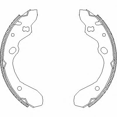 Road house 4643.00 Brake shoe set 464300: Buy near me at 2407.PL in Poland at an Affordable price!
