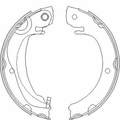 Road house 4680.00 Parking brake shoes 468000: Buy near me in Poland at 2407.PL - Good price!