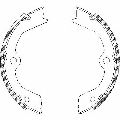 Road house 4703.00 Parking brake shoes 470300: Buy near me in Poland at 2407.PL - Good price!