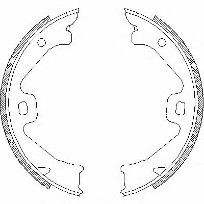 Road house 4704.00 Parking brake shoes 470400: Buy near me in Poland at 2407.PL - Good price!