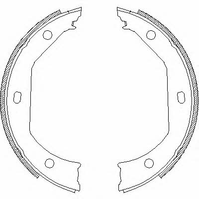 Road house 4716.00 Parking brake shoes 471600: Buy near me in Poland at 2407.PL - Good price!