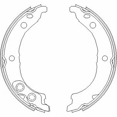 Road house 4728.00 Parking brake shoes 472800: Buy near me in Poland at 2407.PL - Good price!