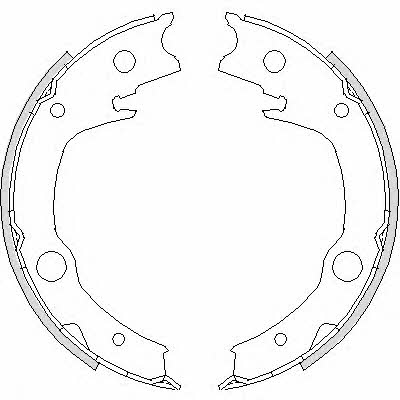 Road house 4729.00 Parking brake shoes 472900: Buy near me in Poland at 2407.PL - Good price!