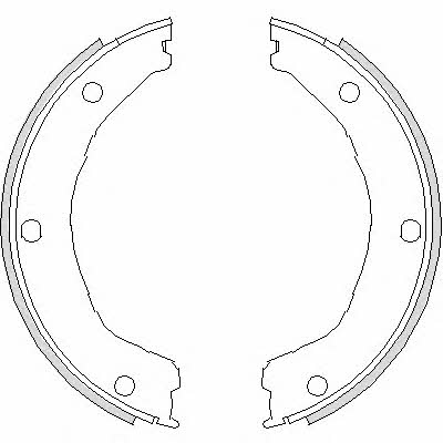 Road house 4730.00 Parking brake shoes 473000: Buy near me in Poland at 2407.PL - Good price!