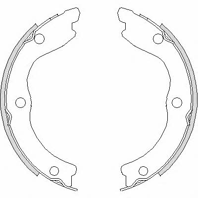 Road house 4736.00 Parking brake shoes 473600: Buy near me in Poland at 2407.PL - Good price!