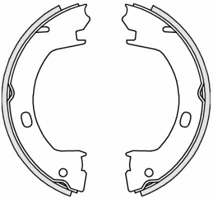 Road house 4739.00 Parking brake shoes 473900: Buy near me in Poland at 2407.PL - Good price!