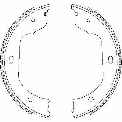 Road house 4740.00 Parking brake shoes 474000: Buy near me in Poland at 2407.PL - Good price!