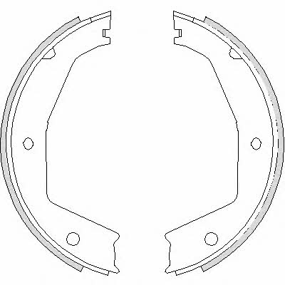 Road house 4743.00 Parking brake shoes 474300: Buy near me in Poland at 2407.PL - Good price!