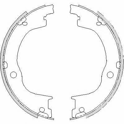 Road house 4749.00 Parking brake shoes 474900: Buy near me in Poland at 2407.PL - Good price!