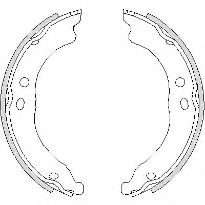 Road house 4750.00 Parking brake shoes 475000: Buy near me in Poland at 2407.PL - Good price!