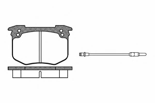 Road house 2030.02 Brake Pad Set, disc brake 203002: Buy near me in Poland at 2407.PL - Good price!