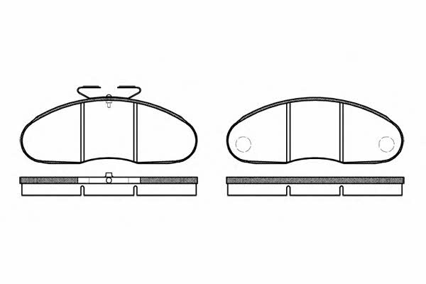 Road house 2048.10 Brake Pad Set, disc brake 204810: Buy near me in Poland at 2407.PL - Good price!