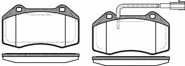 Road house 21113.12 Brake Pad Set, disc brake 2111312: Buy near me in Poland at 2407.PL - Good price!