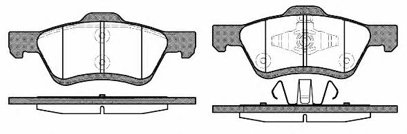 Road house 21124.00 Brake Pad Set, disc brake 2112400: Buy near me in Poland at 2407.PL - Good price!