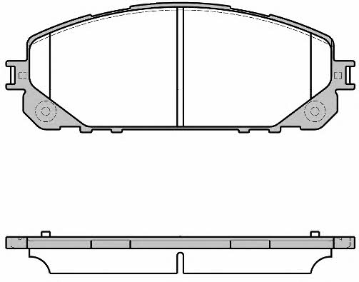 Road house 21613.00 Brake Pad Set, disc brake 2161300: Buy near me in Poland at 2407.PL - Good price!