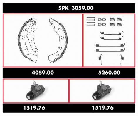 Road house SPK 3059.00 Brake shoe set SPK305900: Buy near me in Poland at 2407.PL - Good price!