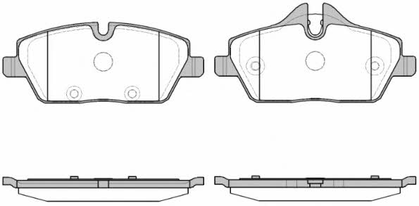 Road house 21131.30 Brake Pad Set, disc brake 2113130: Buy near me in Poland at 2407.PL - Good price!