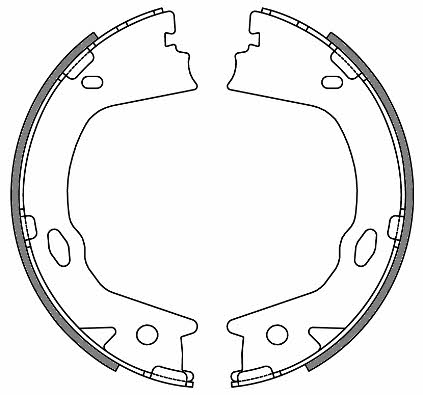 Road house 4657.00 Parking brake shoes 465700: Buy near me in Poland at 2407.PL - Good price!