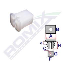 Romix A82024 Bushings A82024: Buy near me in Poland at 2407.PL - Good price!