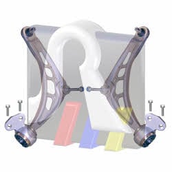 RTS 99-09569 Suspension arm repair kit 9909569: Buy near me in Poland at 2407.PL - Good price!