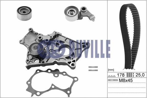 Ruville 56951701 TIMING BELT KIT WITH WATER PUMP 56951701: Buy near me in Poland at 2407.PL - Good price!