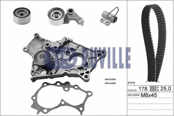 Ruville 56951711 TIMING BELT KIT WITH WATER PUMP 56951711: Buy near me in Poland at 2407.PL - Good price!
