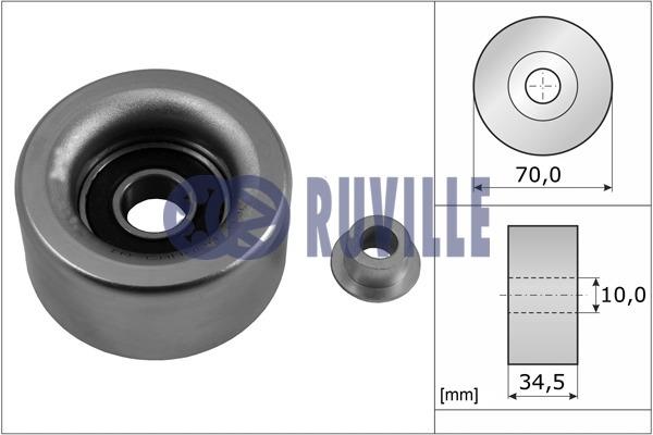Ruville 56967 V-ribbed belt tensioner (drive) roller 56967: Buy near me in Poland at 2407.PL - Good price!
