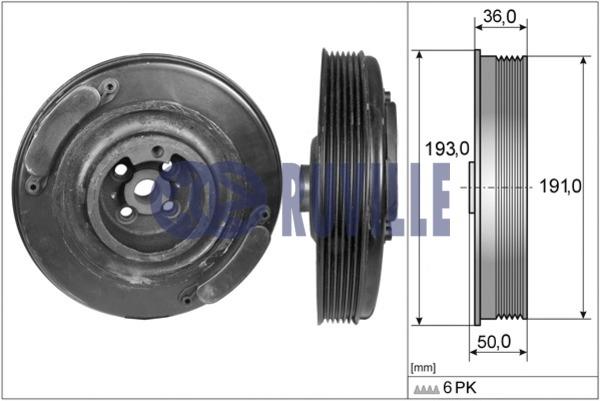 Ruville 515400 Pulley crankshaft 515400: Buy near me in Poland at 2407.PL - Good price!
