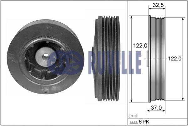 Ruville 515509 Kolo pasowe, wal korbowy 515509: Atrakcyjna cena w Polsce na 2407.PL - Zamów teraz!