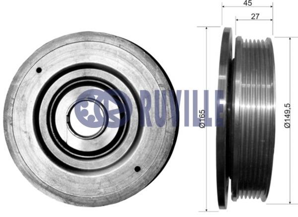 Ruville 515513 Pulley crankshaft 515513: Buy near me in Poland at 2407.PL - Good price!