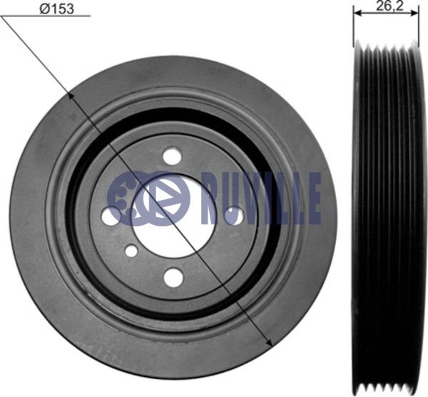 Ruville 518401 Pulley crankshaft 518401: Buy near me in Poland at 2407.PL - Good price!