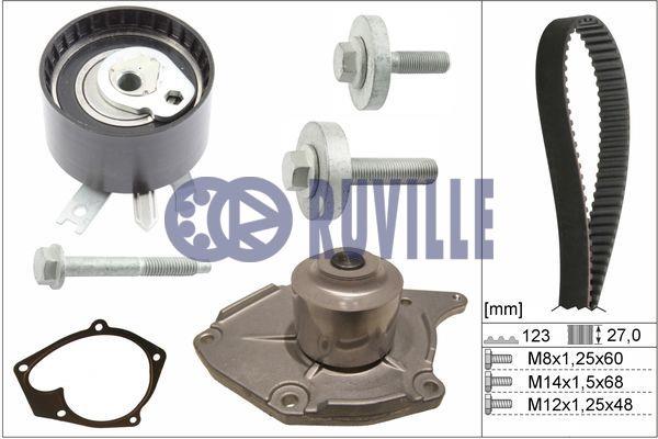 Ruville 55581702 TIMING BELT KIT WITH WATER PUMP 55581702: Buy near me in Poland at 2407.PL - Good price!