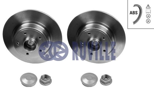 Ruville 5504BD Brake disc 5504BD: Buy near me at 2407.PL in Poland at an Affordable price!