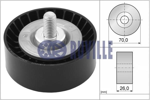 Ruville 55078 V-ribbed belt tensioner (drive) roller 55078: Buy near me in Poland at 2407.PL - Good price!