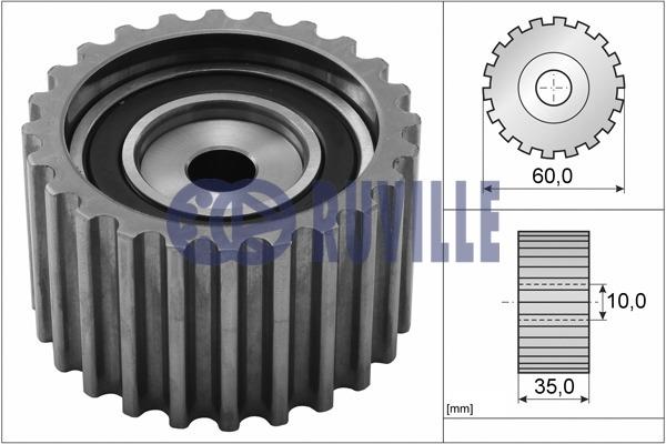 Ruville 58102 Tensioner pulley, timing belt 58102: Buy near me in Poland at 2407.PL - Good price!
