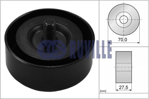 Ruville 58415 V-ribbed belt tensioner (drive) roller 58415: Buy near me in Poland at 2407.PL - Good price!