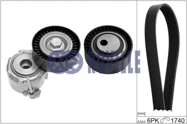Ruville 5594080 Drive belt kit 5594080: Buy near me in Poland at 2407.PL - Good price!